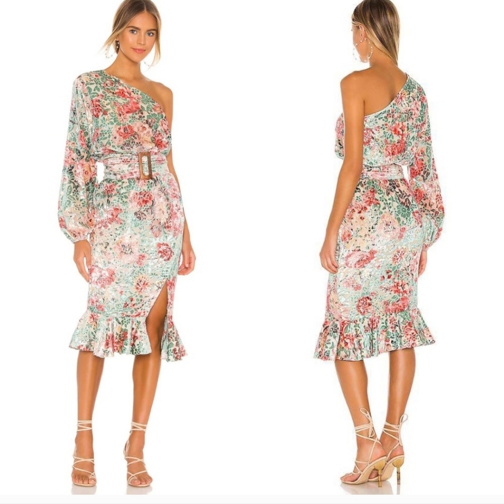 HEMANT AND NANDITA OLIVIA MIDI‎ DRESS XS